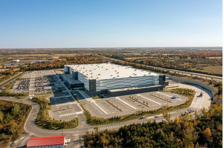 Logistikzentrum aus der Luft